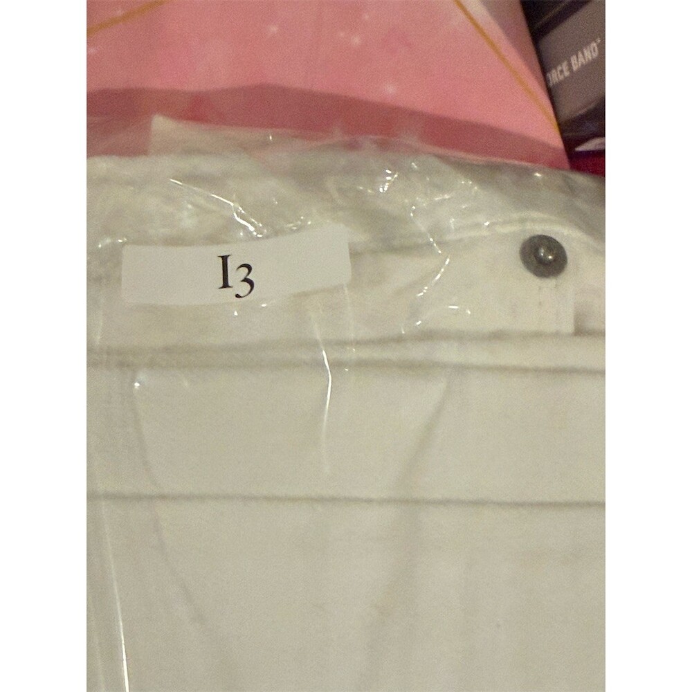 Levi’s Classic Straight Jeans Womens Size 12 White Mid Rise W31 L30 - Picture 10 of 10